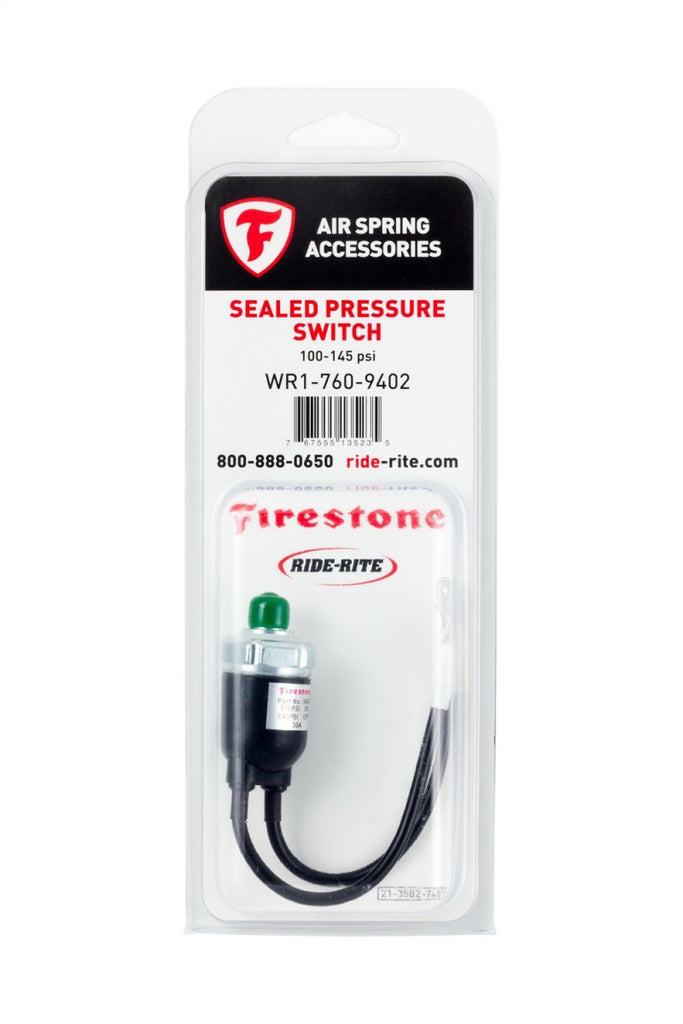 Firestone 9402 - Sealed Air Pressure Switch 110-145 PSISingle (WR1760)