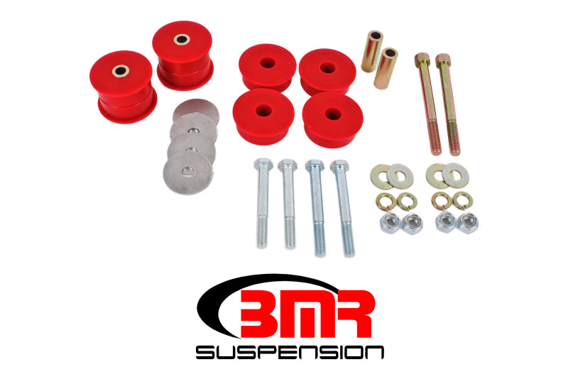 BMR Suspension BK049 - BMR 15-17 S550 Mustang Differential Bushing Kit (Polyurethane) Red