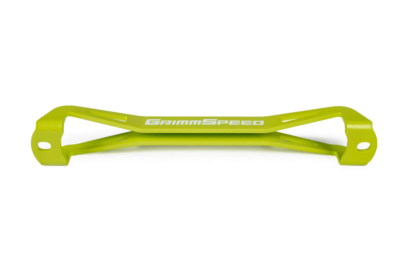 GrimmSpeed 121037 - Grimm Speed Subaru Impreza/WRX/STI/Legacy/Forester/BRZ Lightweight Battery Tie Down Neon Green