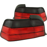 ANZO 221199 FITS: 1992-1998 BMW 3 Series E36 Coupe/Convertable Taillights Red/Smoke