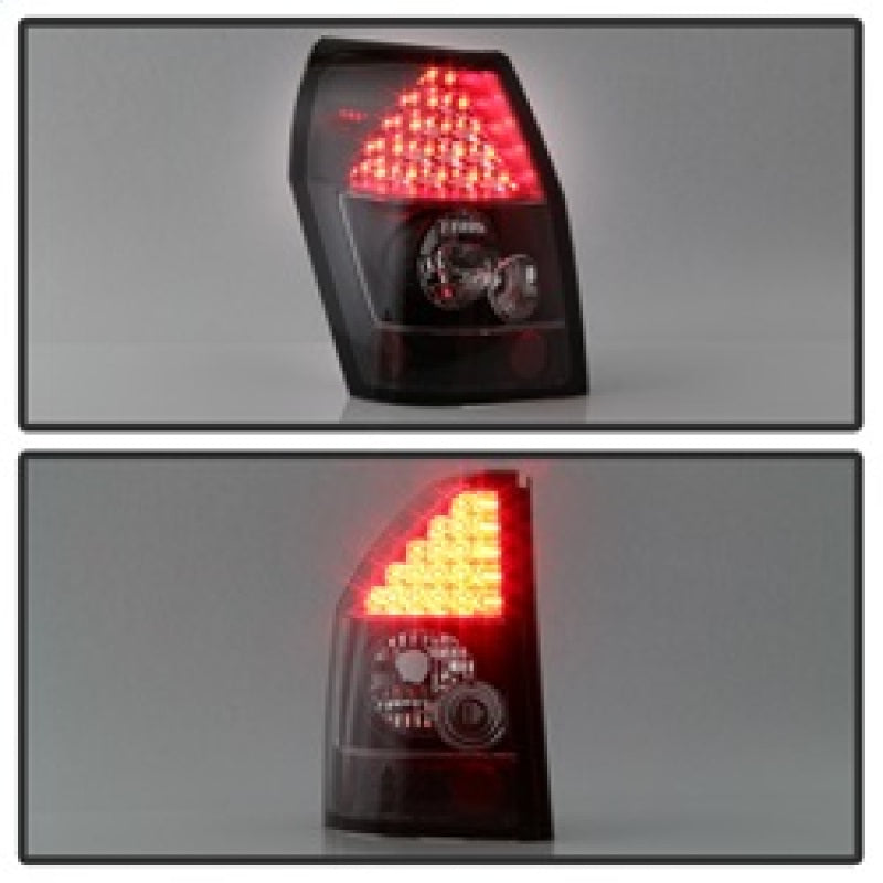 SPYDER 5002365 - Spyder Dodge Magnum 05-08 LED Tail Lights Black ALT-YD-DMAG05-LED-BK