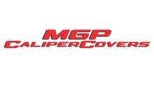 Load image into Gallery viewer, MGP 13008SCV6RD FITS 4 Caliper Covers Engraved Front &amp; Rear C6/Corvette Red finish silver ch