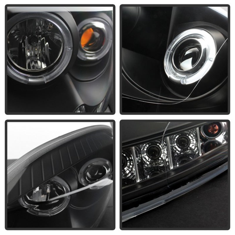 SPYDER 5010001 - Spyder Dodge Ram 1500 06-08/Ram 2500 06-09 Projector Headlights LED Halo LED Blk PRO-YD-DR06-HL-BK