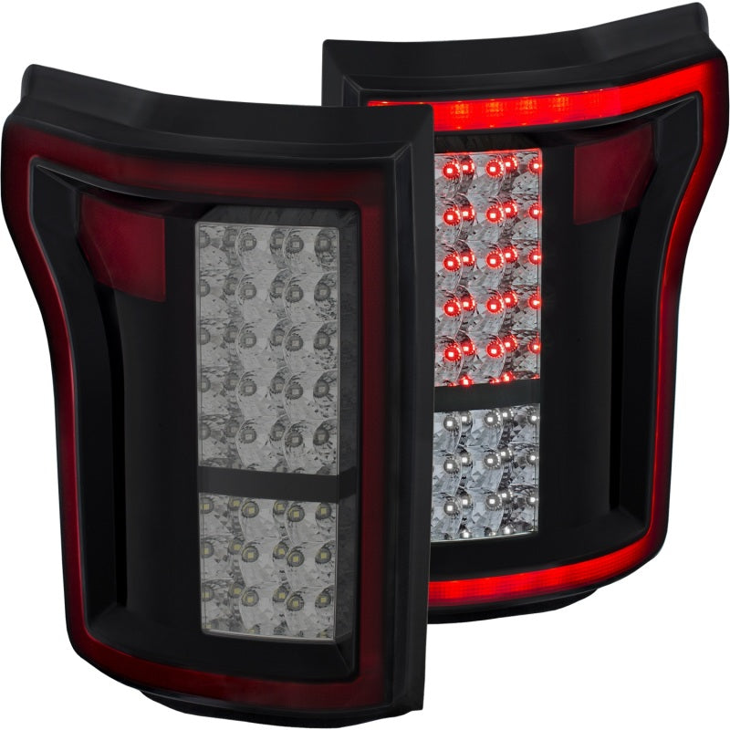 ANZO 311263 FITS 2015-2016 Ford F-150 LED Taillights Red/Smoke