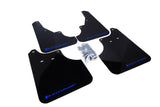 Rally Armor MF11-UR-BLK/BL FITS: 2009+ Subaru Forester UR Black Mud Flap w/ Blue Logo