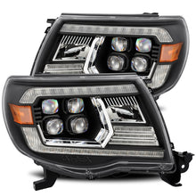 Load image into Gallery viewer, AlphaRex 880742 FITS 05-11 Toyota Tacoma NOVA LED Projector Headlights Plank Style Alpha Black w/Activ Light/DRL