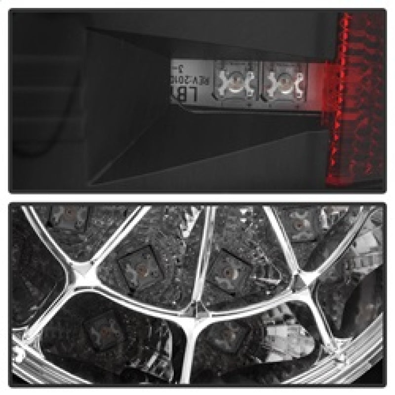 SPYDER 5029584 - Spyder Toyota Tundra 07-13 LED Tail lights Black ALT-YD-TTU07-LED-BK