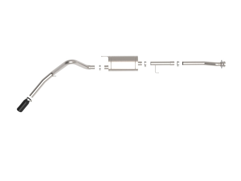 aFe 49-43125-B FITS Apollo GT 3in 409 SS Cat-Back Exhaust 2021 Ford F-150 V6 2.7L/3.5L (tt)/V8 5.0L w/ Black Tips