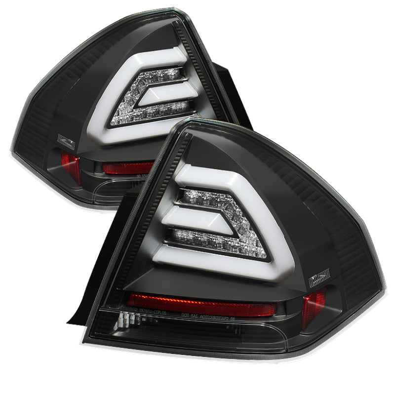 SPYDER 5076380 - Spyder Chevy Impala 2006-2013 LED Tail Lights Black ALT-YD-CHIP06-LED-BK