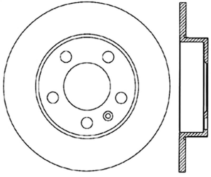 StopTech Slotted & Drilled Sport Brake Rotor