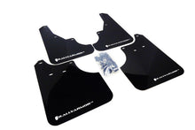 Load image into Gallery viewer, Rally Armor MF11-UR-BLK/WH FITS: 2009+ Subaru Forester UR Black Mud Flap w/ White Logo
