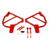 BMR Suspension SFC015R - BMR 10-15 5th Gen Camaro Bolt-On Subframe Connectors Red