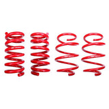 BMR Suspension SPH765R - BMR 15-18 S550 Mustang Lowering Spring Kit (Set Of 4) Red