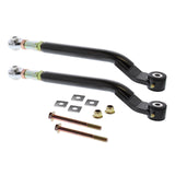 BMR Suspension TR110H - BMR 08-17 Challenger Rear On-Car Adj. Toe Rods Delrin/Rod End Combo Black Hammertone