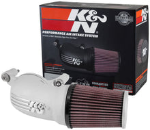 Load image into Gallery viewer, K&amp;N 01-17 Harley Davidson Softail / Dyna FI Performance Air Intake System Silver