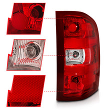 Load image into Gallery viewer, ANZO 311303 FITS 2007-2013 Chevy Silverado Taillight Red/Clear Lens (OE Replacement)