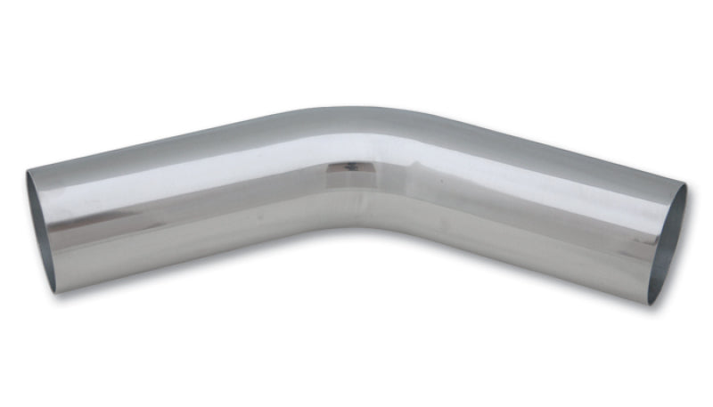 Vibrant 2175 FITS 3in O.D. Universal Aluminum Tubing (45 degree bend) - Polished
