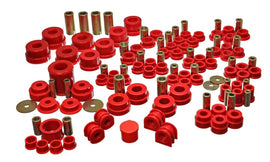 Energy Suspension 7.18108R - 02-09 Nissan 350Z / 03-07 Infiniti G35 Coupe Red Hyper-Flex Master Bushing Set