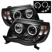 Load image into Gallery viewer, SPYDER 5011916 - Spyder Toyota Tacoma 05-11 Projector Headlights LED Halo LED Black High H1 Low H1 PRO-YD-TT05-HL-BK