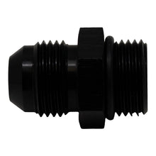 Load image into Gallery viewer, DeatschWerks 6-02-0402-B FITS 8AN ORB Male to 8AN Male Flare Adapter (Incl O-Ring)Anodized Matte Black