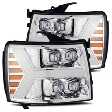 Load image into Gallery viewer, AlphaRex 880207 FITS 07-13 Chevy 1500HD NOVA LED Proj Headlights Plank Style Chrm w/Activ Light/Seq Signal