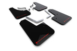 Rally Armor MF107-UR-BLK-RD FITS:2024 Mazda CX-50 Black UR Mud Flap W/Red Logo (Will Not Fit CX-5)