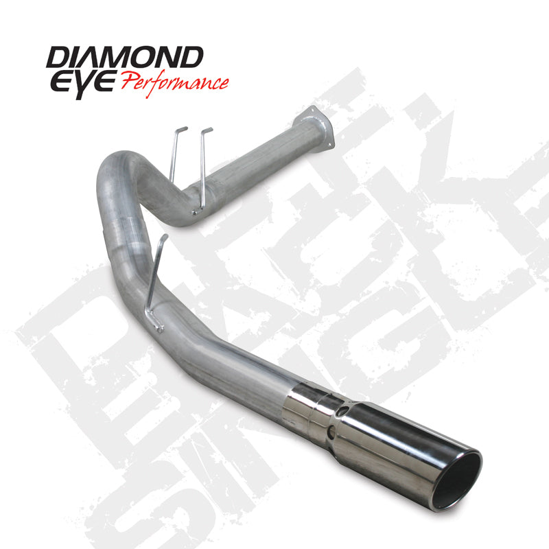 Diamond Eye Performance K4376A - Diamond Eye KIT 4in DPF BACK SGL AL: 2011 FORD 6.7L PWRSTROKE F250/F350