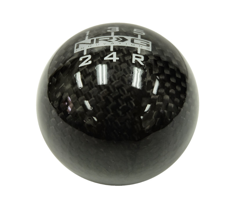 NRG Universal Ball Style Shift Knob - Heavy Weight 480G / 1.1Lbs. - Black Carbon Fiber (5 Speed) - free shipping - Fastmodz
