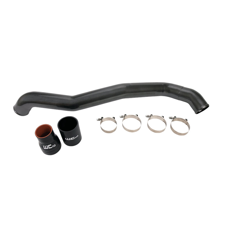 Wehrli WCF100353-GB - 11-16 Chevrolet 6.6L LML Duramax Driver Side 3in Intercooler Pipe Gloss Black