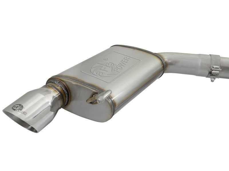 aFe 49-36448-P FITS 20-22 Audi RS6 Avant V8 4L(tt) MACH Force-Xp 3in to 2.5in 304 SS Cat-Back Exhaust w/Polished Tip