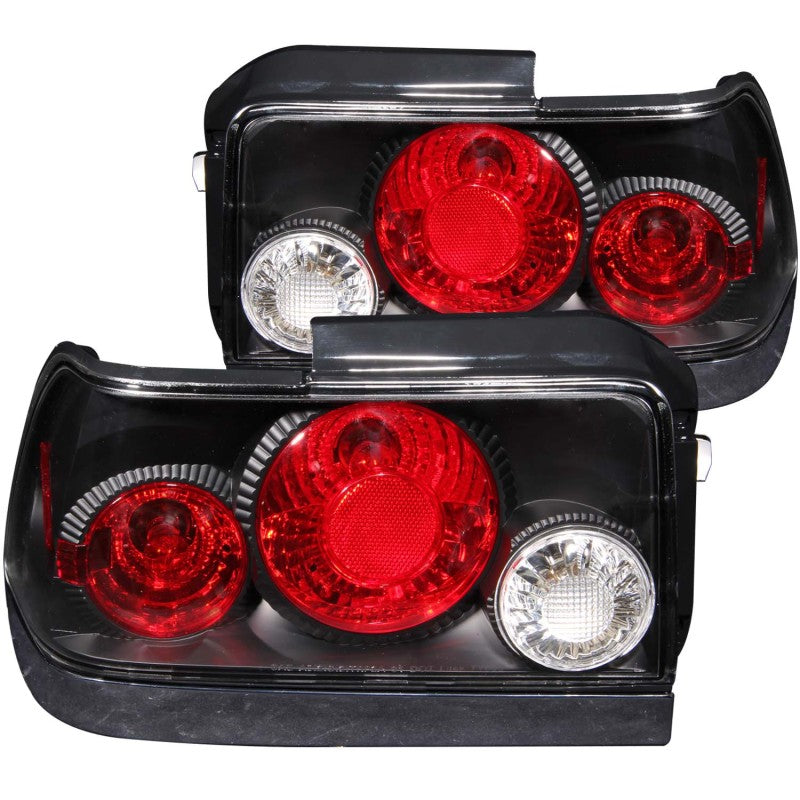 ANZO 221113 FITS 1993-1997 Toyota Corolla Taillights Black