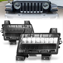Load image into Gallery viewer, ANZO 511085 -  FITS: 2018-2021 Jeep Wrangler LED Side Markers Chrome Housing Smoke Lens w/ Seq. Signal Sport Bulb