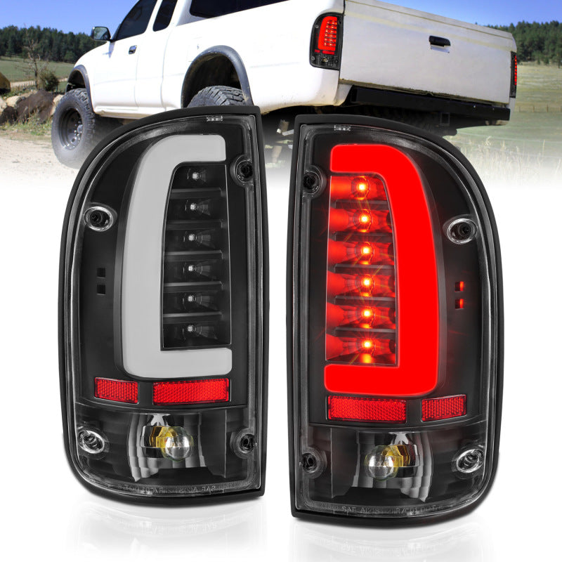 ANZO 311353 FITS: 95-00 Toyota Tacoma LED Taillights Black Housing Clear Lens (Pair)