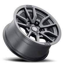 Load image into Gallery viewer, ICON 2617855557SB - Vector 5 17x8.5 5x150 25mm Offset 5.75in BS 110.1mm Bore Satin Black Wheel