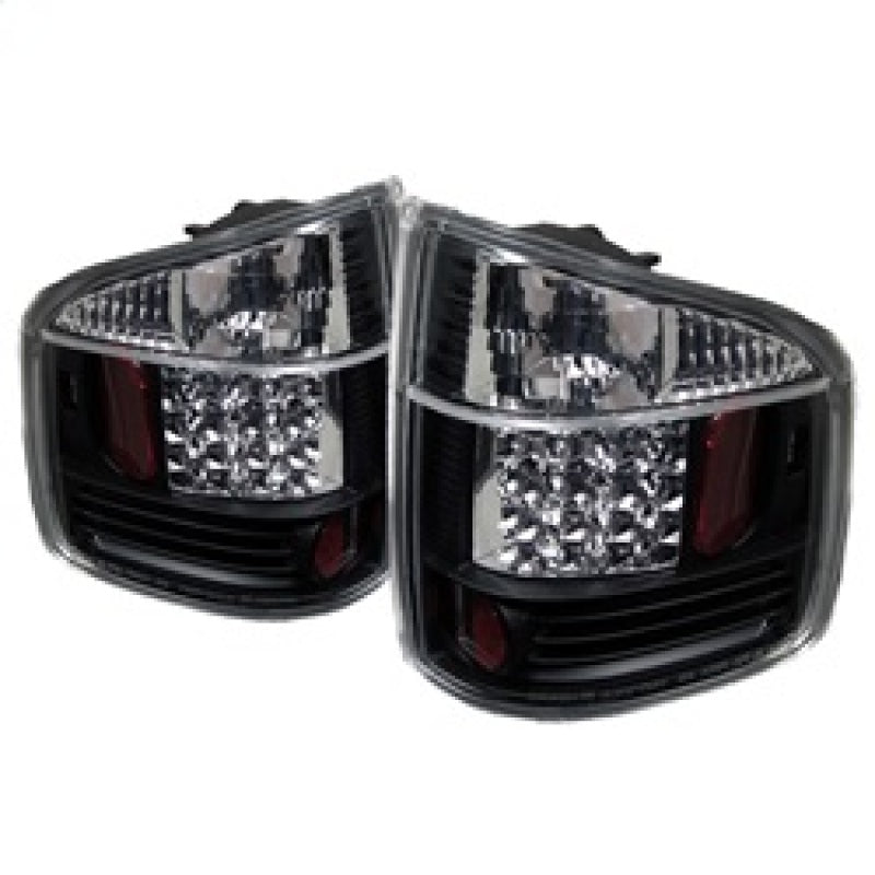 SPYDER 5001917 - Spyder Chevy S10 94-04/GMC Sonoma 94-04/Isuzu Hombre 96-00 LED Tail Lights Blk ALT-YD-CS1094-LED-BK