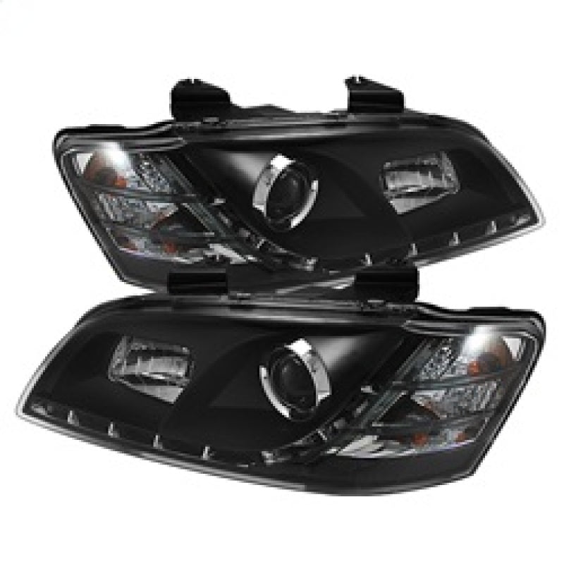 SPYDER 5011626 - Spyder Pontiac G8 08-09 Projector Headlights DRL Black High H1 Low H7 PRO-YD-PG808-DRL-BK