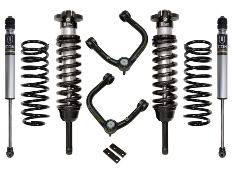 ICON K53062T - 2010+ Toyota FJ/4Runner 0-3.5in Stage 2 Suspension System w/Tubular Uca