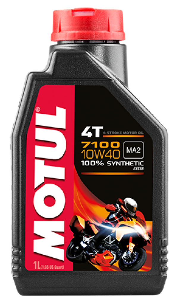 Motul 104091 FITS 1L 7100 4-Stroke Engine Oil 10W40 4T