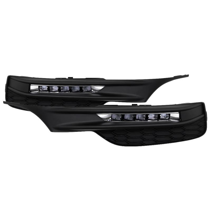 SPYDER 5083050 - Spyder Honda Accord Sedan 2016-2017 OEM LED Fog Lights W/Switch- Clear FL-HA2016-4D-LED-C