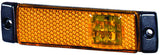 Hella 8645011 FITS 8645 Series 12V Amber Side Marker Lamp