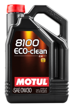 Load image into Gallery viewer, Motul 102889 FITS 5L Synthetic Engine Oil 8100 0W30 4x5L ECO-CLEAN ACEA C2 API SM ST.JLR 03.5007