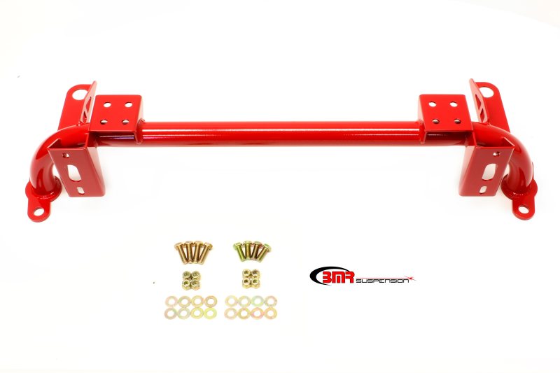 BMR Suspension RS003R - BMR 05-14 S197 Mustang Radiator Support w/ Sway Bar Mount Red