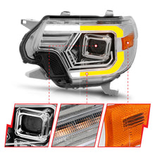 Load image into Gallery viewer, ANZO 111557 FITS 12-15 Toyota Tacoma Projector Headlightsw/ Light Bar Switchback Chrome Housing