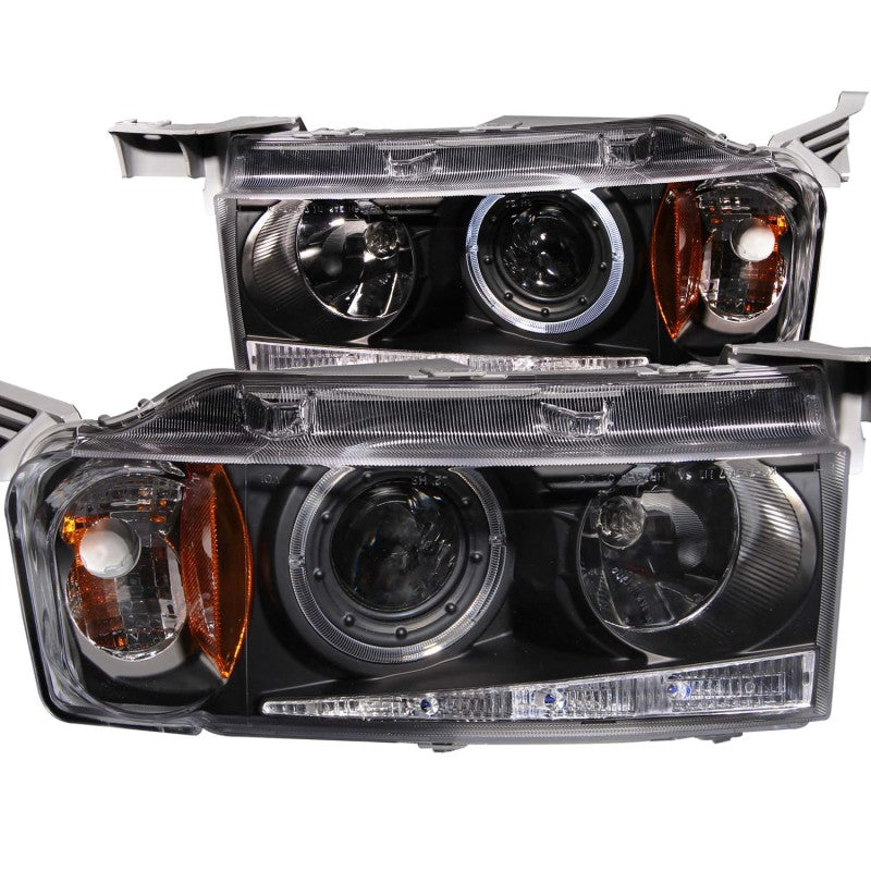 ANZO - [product_sku] - ANZO 2004-2007 Scion Xb Projector Headlights w/ Halo Black G2 - Fastmodz