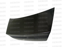 Load image into Gallery viewer, Seibon TL0305MITEVO8 FITS 03-07 Mitsubishi Evo 8 &amp; 9 OEM Carbon Fiber Trunk Lid