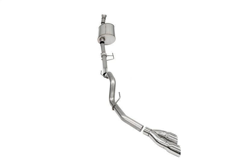 CORSA Performance 21166 FITS Corsa 2021-2022 Ford F-150 SuperCab/6.5in Bed 3.5L V6 Sport Cat-Back Single Side Exit-Polished