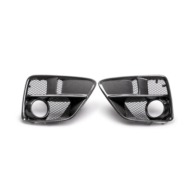 Seibon FLS15SBIMP FITS 15-17 Subaru Impreza WRX/STi Carbon Fiber Fog Light Surrounds (pair)