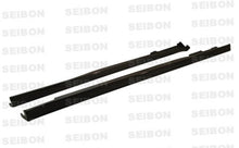 Load image into Gallery viewer, Seibon SS9600HDCV2D-TR FITS 96-00 Honda Civic 2DR/HB TR Style Carbon Fiber Side Skirts