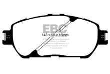 Load image into Gallery viewer, EBC 10 Toyota Sienna 2.7 Greenstuff Front Brake Pads