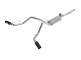 aFe 49-34132-B FITS Gemini XV 3in 304 SS Cat-Back Exhaust w/ Cutout 14-19 GM Trucks 4.3L/5.3L w/ Black Tips